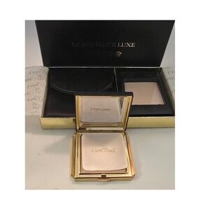 80s Lancome Le Poudrier Luxe Maquifinish Pressed Powder Compact Transparent Mat